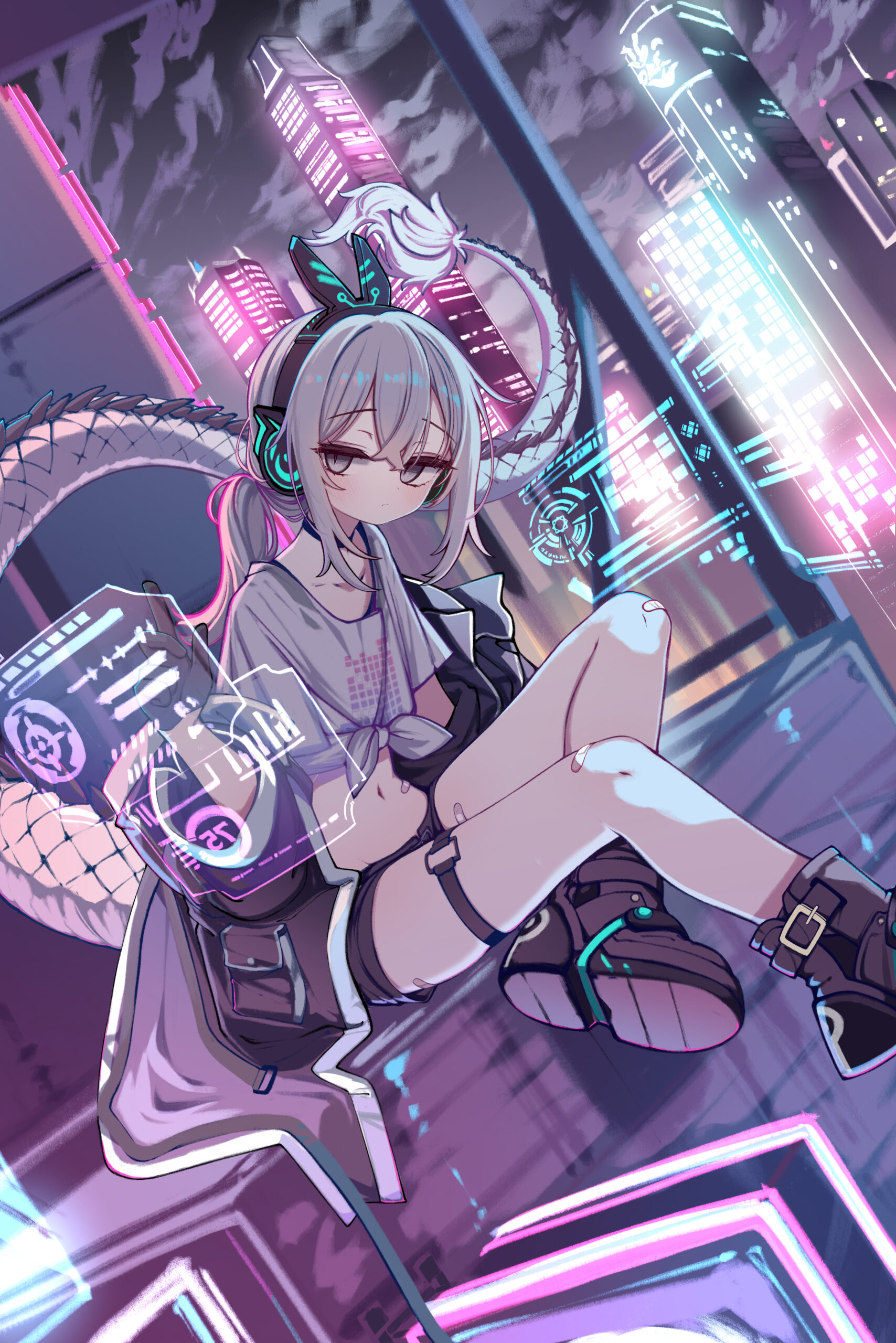 I Became a Dragon in Cyberpunk